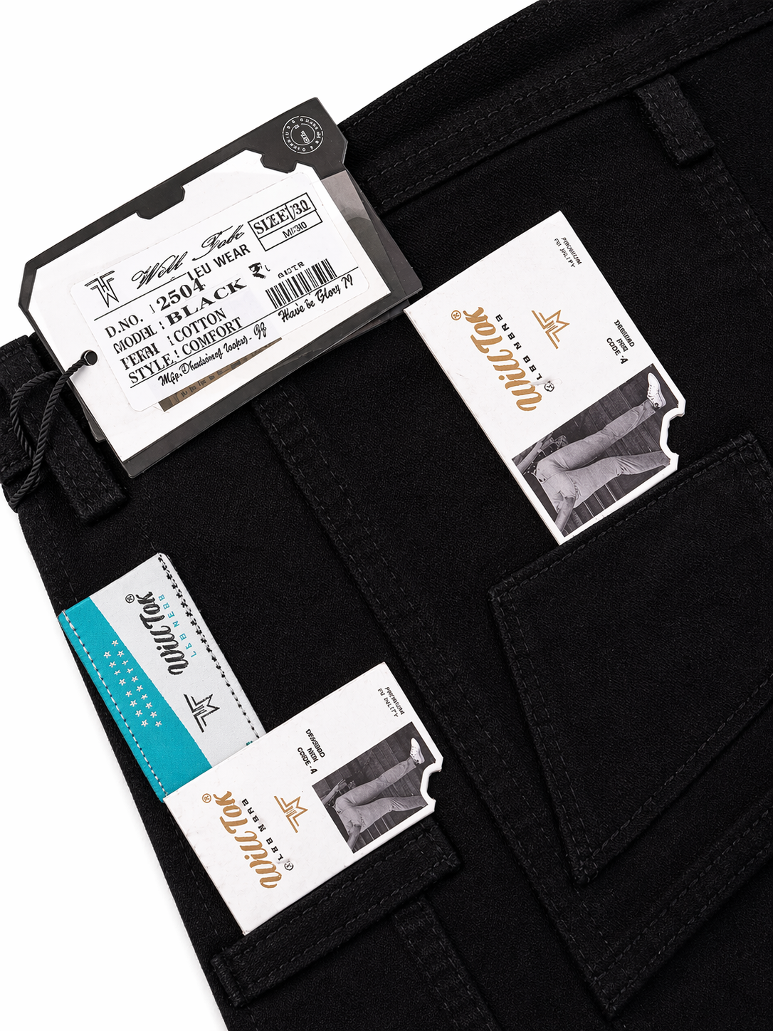 Will Tok Navy Slim Tapered Fit Mid-Rise Jeans