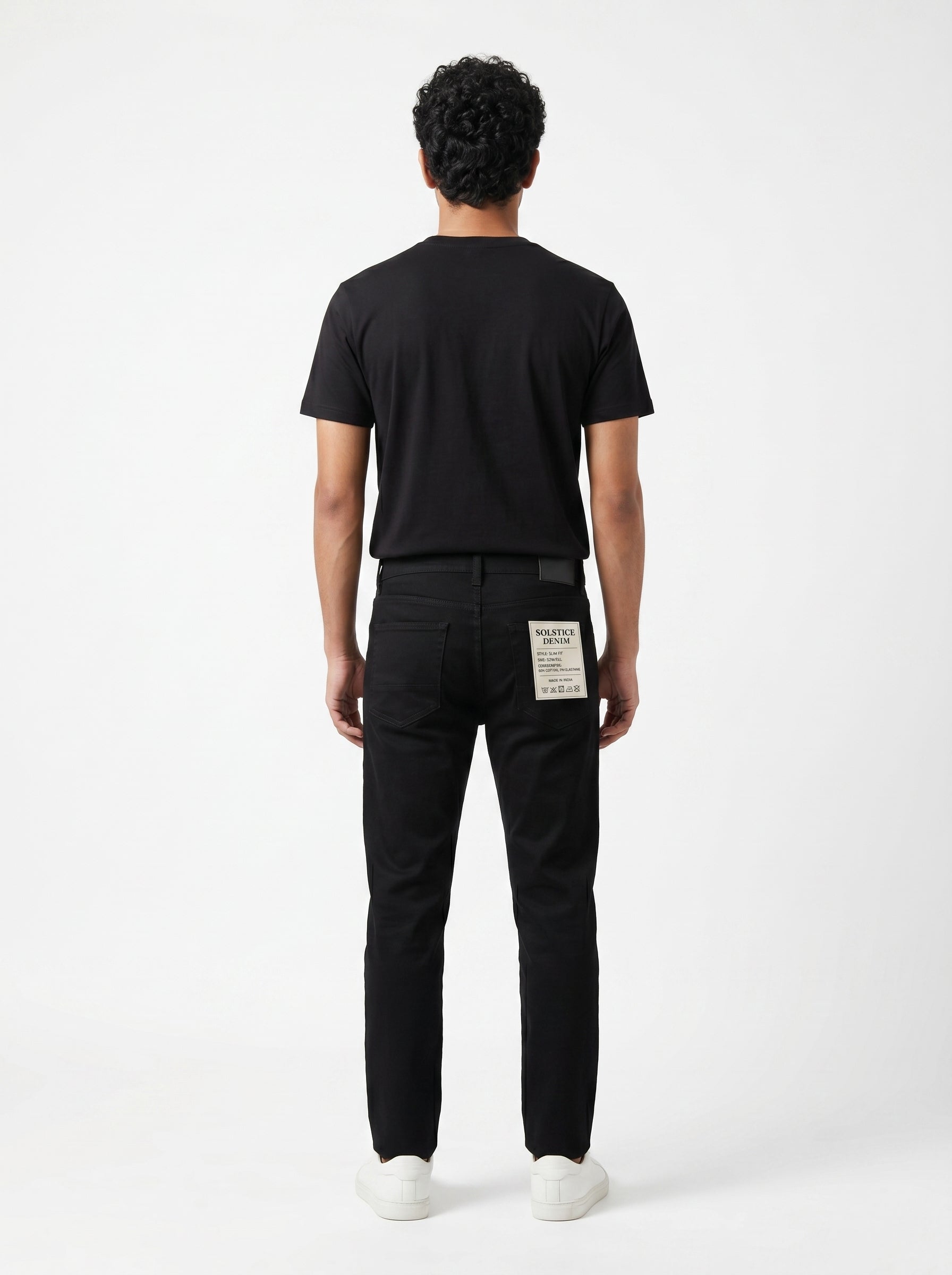 Will Tok Navy Slim Tapered Fit Mid-Rise Jeans